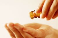 Eterično ulje na dlanu